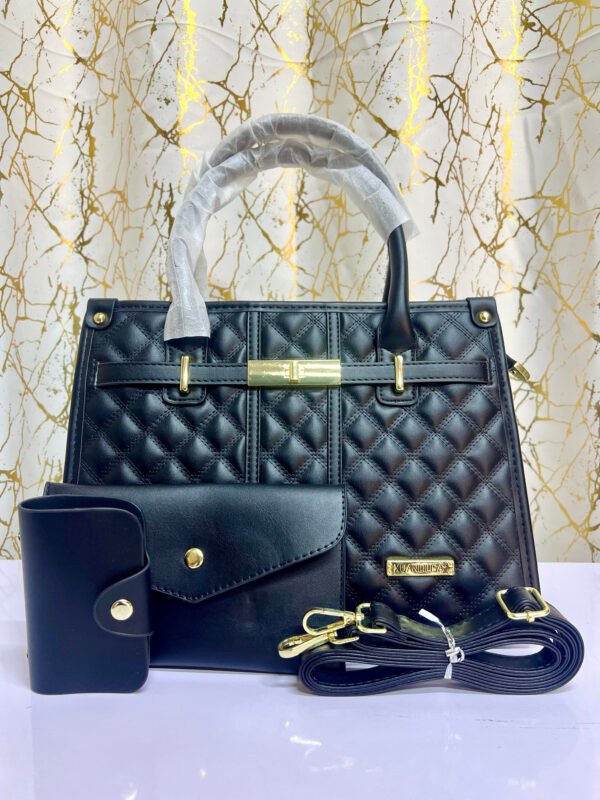 K3NUGO Luxe Quilted Structured Bag