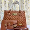K3NUGO Luxe Quilted Structured Bag