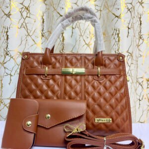 K3NUGO Luxe Quilted Structured Bag